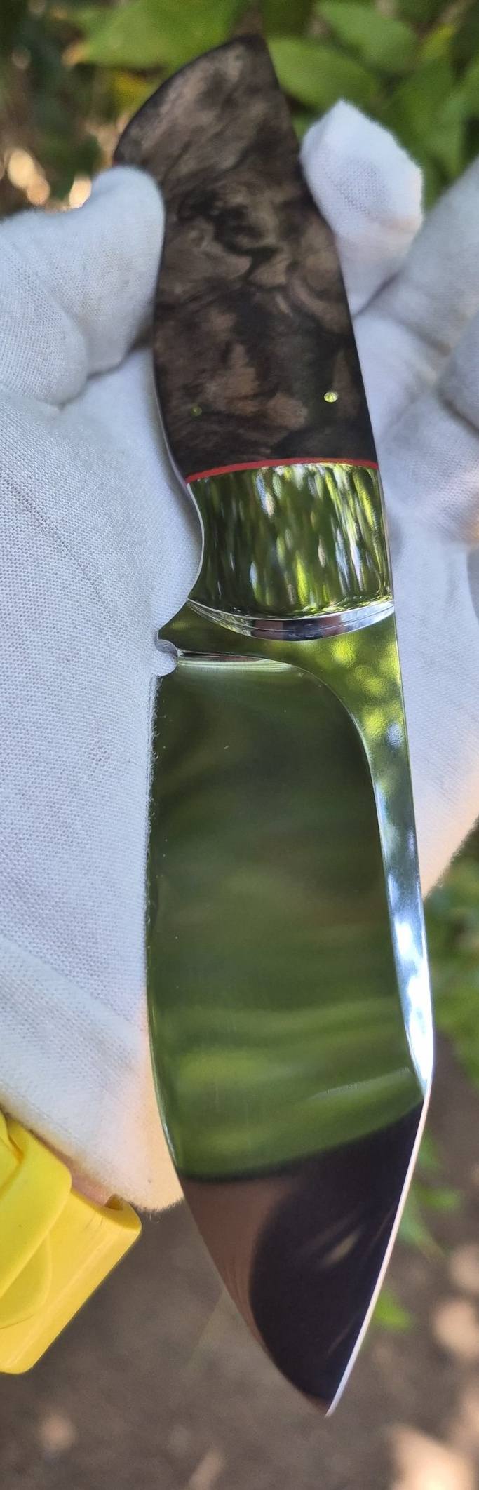 MH Knives custom fixed blade knife detail