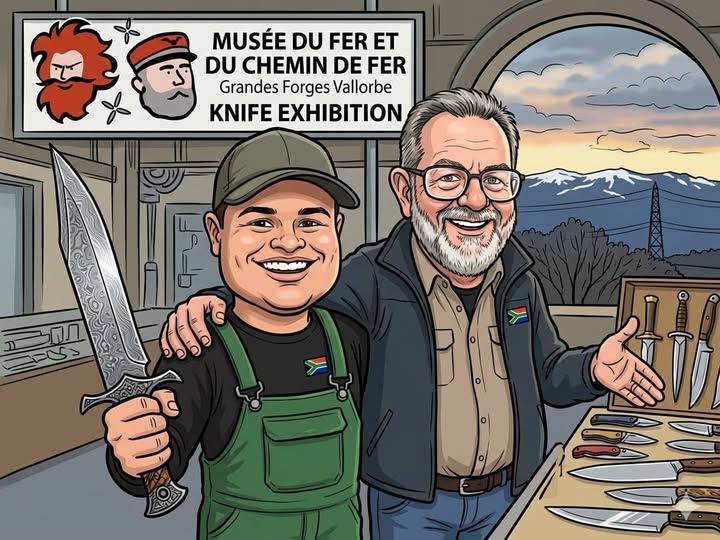 MH Knives at the Musée du Fer et du Chemin de Fer knife exhibition